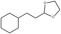 2-(2-cyclohexylethyl)-1,3-dioxolane 结构式