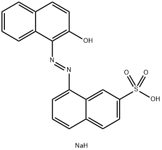 sodium 8-[(2-hydroxy-1-naphthyl)azo]naphthalene-2-sulphonate 结构式