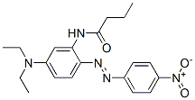 N-[5-(diethylamino)-2-[(4-nitrophenyl)azo]phenyl]butyramide 结构式