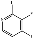 2,3-ジフルオロ-4-ヨードピリジン 化学構造式