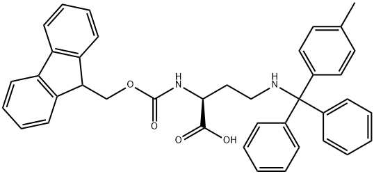 FMOC-DAB(MTT)-OH Structure