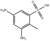 4,6-diaminotoluene-2-sulphonic acid 结构式