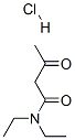 N,N-ジエチル-3-オキソブタンアミド・塩酸塩 化学構造式