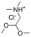 2,2-dimethoxyethyl(dimethyl)ammonium chloride Struktur