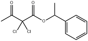 1-phenylethyl 2,2-dichloroacetoacetate 结构式