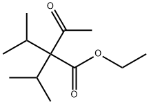 ethyl 2,2-bis(isopropyl)acetoacetate 结构式