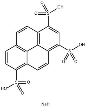 trisodium pyrene-1,3,6-trisulphonate 结构式