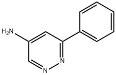 6-苯基哒嗪-4-胺 结构式