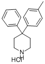 4-(4-METHYLPHENYL)-4-PHENYLPIPERIDINE HYDROCHLORIDE Structure