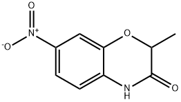 2-甲基-7-硝基-2H-1,4-苯并恶唑-3(4H)-酮, 85160-82-3, 结构式