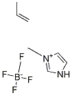 1‐アリル‐3‐メチルイミダゾリウムテトラフルオロボラート 化学構造式