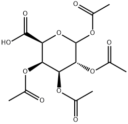 D-Galactopyranuronic acid, 1,2,3,4-tetraacetate Structure