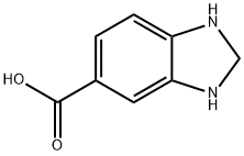 1H-Benzimidazole-5-carboxylic  acid,  2,3-dihydro- Struktur