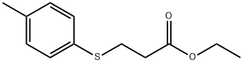 3-苯硫醚基-丙酸乙酯 结构式