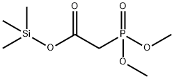 膦酰乙酸 P,P-二甲基三甲基硅基酯, 85169-29-5, 结构式