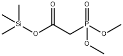 DIMETHYL (TRIMETHYLSILYLOXYCARBONYLMETHYL)PHOSPHONATE Structure