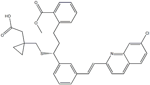 Montelukast Impurity H 化学構造式