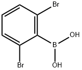 2,6-二氟苯硼酸 结构式