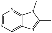 9H-Purine, 8,9-dimethyl- (9CI) 结构式