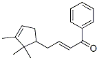1-フェニル-4-(2,2,3-トリメチル-3-シクロペンテン-1-イル)-2-ブテン-1-オン 化学構造式