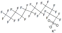 potassium 1,1,2,2,3,3,4,4,5,5,6,6,7,7,8,8,9,9,10,10,11,11,12,12,12-pentacosafluorododecane-1-sulphonate 结构式