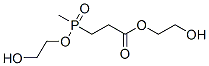 2-hydroxyethyl 3-[(2-hydroxyethoxy)methylphosphinoyl]propionate Structure