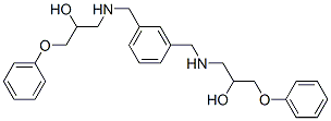 1,1'-[m-phenylenebis(methyleneimino)]bis[3-phenoxypropan-2-ol]|