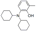 (dicyclohexylamino)cresol Struktur