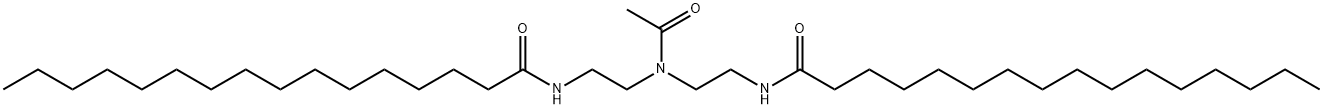 N,N'-[(acetylimino)diethane-2,1-diyl]bishexadecan-1-amide 结构式
