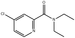 4-氯-N,N-二乙基吡啶酰胺, 851903-41-8, 结构式