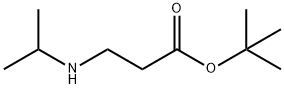 TERT-ブチル3-[(プロパン-2-イル)アミノ]プロパン酸 化学構造式