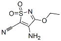 5-Isothiazolecarbonitrile,4-amino-3-ethoxy-,1,1-dioxide(9CI) 结构式