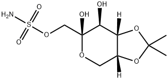 2,3-Desisopropylidene Topiramate Struktur