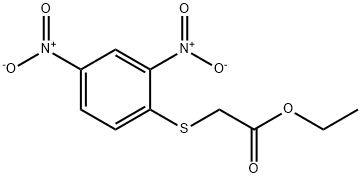 Ethyl 2-((2,4-dinitrophenyl)thio)acetate Struktur