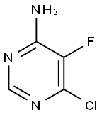 4-氨基-6-氯-5-氟嘧啶, 851984-15-1, 结构式