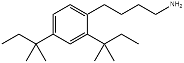2,4-bis(1,1-dimethylpropyl)benzenebutylamine 结构式