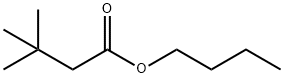 3,3-ジメチルブタン酸ブチル 化学構造式