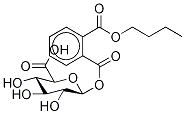 Monobutyl Phthalate Acyl-β-D-glucuronide 结构式