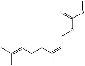 Carbonic acid, (2Z)-3,7-dimethyl-2,6-octadien-1-yl methyl ester 化学構造式