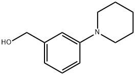 (3-哌啶苯基)甲醇,852180-58-6,结构式