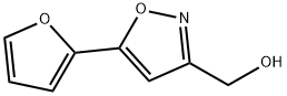 [5-(2-フリル)-3-イソオキサゾリル]メタノール 化学構造式