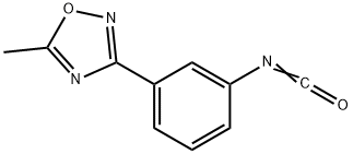 3-(3-ISOCYANATOPHENYL)-5-METHYL-1,2,4-OXADIAZOLE Struktur