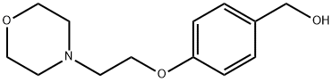 [4-(2-MORPHOLIN-4-YLETHOXY)PHENYL]METHANOL 化学構造式