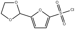 5-(1,3-二氧-2-基)呋喃-2-磺酰氯, 852181-10-3, 结构式