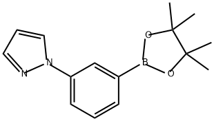 1-[3-(4,4,5,5-TETRAMETHYL-1,3,2-DIOXABOROLAN-2-YL)PHENYL]-1H-PYRAZOLE Structure