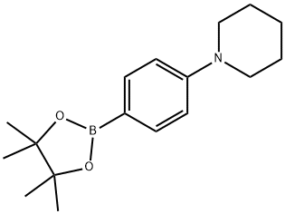 1-[4-(4,4,5,5-TETRAMETHYL-1,3,2-DIOXABOROLAN-2-YL)PHENYL]PIPERIDINE Structure