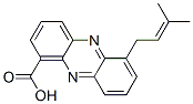 1-Phenazinecarboxylic acid, 6-(3-methyl-2-butenyl)- 结构式