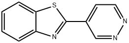 Benzothiazole, 2-(4-pyridazinyl)- (9CI) 结构式