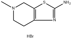 4,5,6,7-tetrahydro-5-methylthiazolo[5,4-c]pyridin-2-amine dihydrobromide, 852291-41-9, 结构式