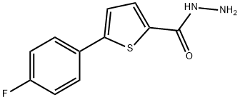 5-(4-Fluorophenyl)thiophene-2-carboxylic acid hydrazide Structure